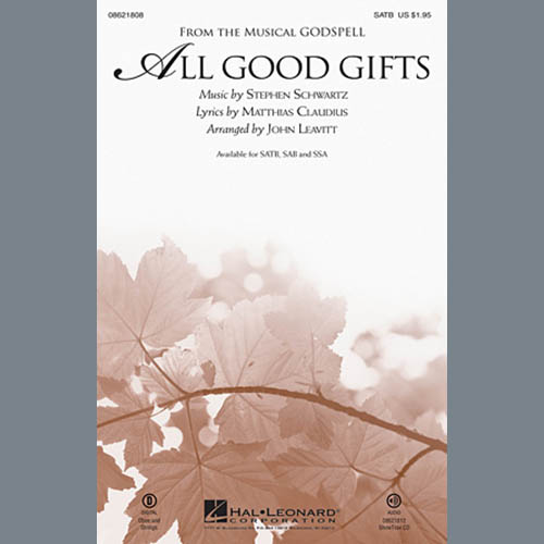 cover: All Good Gifts - Full Score, John Leavitt
