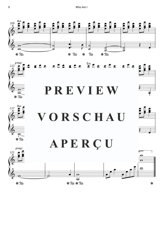 Produktgalerie: Seite 11 von 11 Who Am I, , Klavier Solo