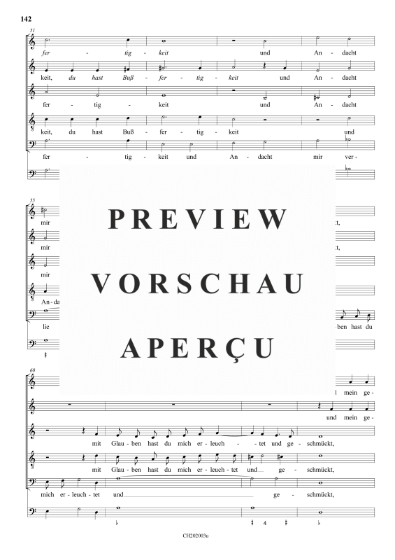 gallery: Wie kann und soll ich dich, Herr Jesu (Aria) , , (Gemischter Chor 5-stimmig)