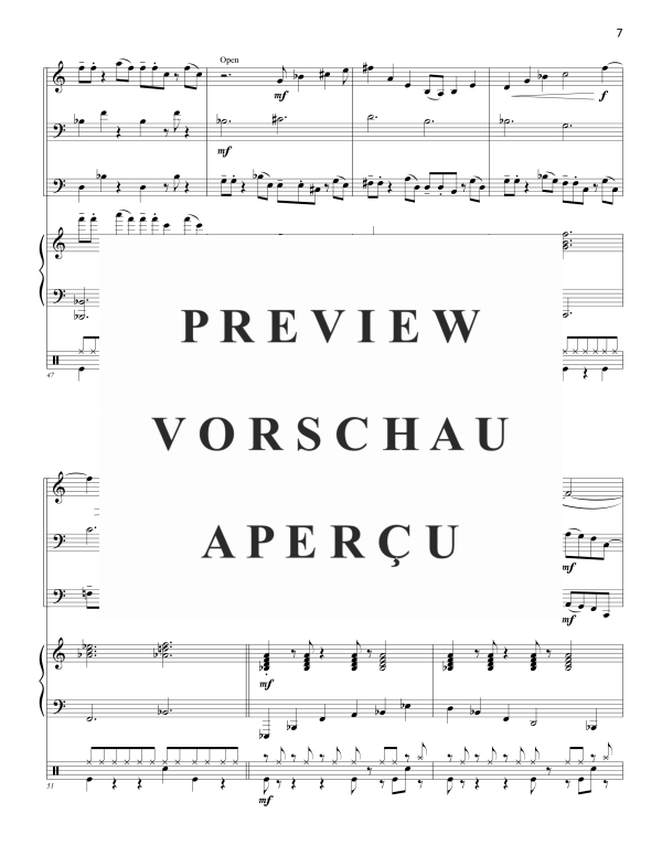 Produktgalerie: Seite 11 von 11 Intrepideedoodah, , (Ensemble Trompete, Euphonium, Tuba, Klavier und Drum Set)