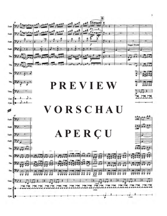 Produktgalerie: Seite 7 von 21 Danse Bacchanale , , (Tuba Ensemble EEEETTTT + Percussion)