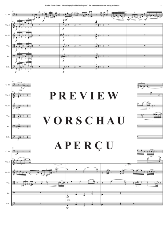 Product gallery: Page 8 of 14 Desde la profondidad de la gruta , , (contrabassoon + score)