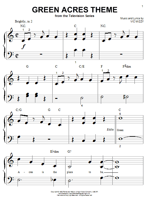 Produktbild zu: Green Acres Theme