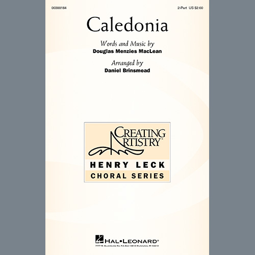 cover: Caledonia (arr. Daniel Brinsmead), Douglas Menzies MacLean