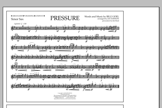 Product picture to: Pressure - Tenor Sax