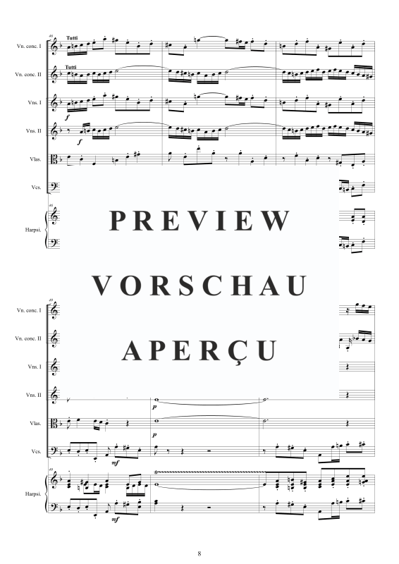 Product gallery: Page 9 of 11 Double Concerto in D minor BWV 1043, , Mixed Ensemble 2 Violins, Strings and Continuo (Harpsichord)
