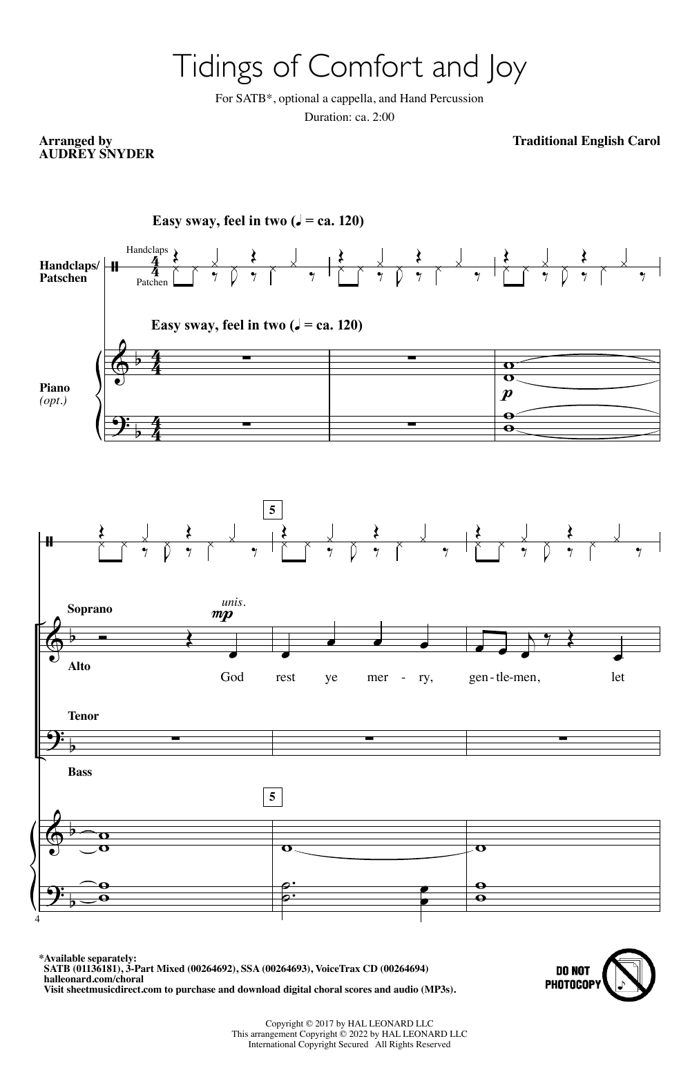 Produktbild zu: Tidings Of Comfort And Joy