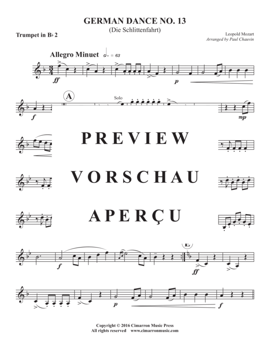 Produktgalerie: Seite 10 von 17 Deutscher Tanz Nr. 13 , , (Blechbläserquintett)