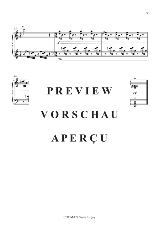 Product gallery: Page 4 of 9 Suite for Jay , , Piano Solo