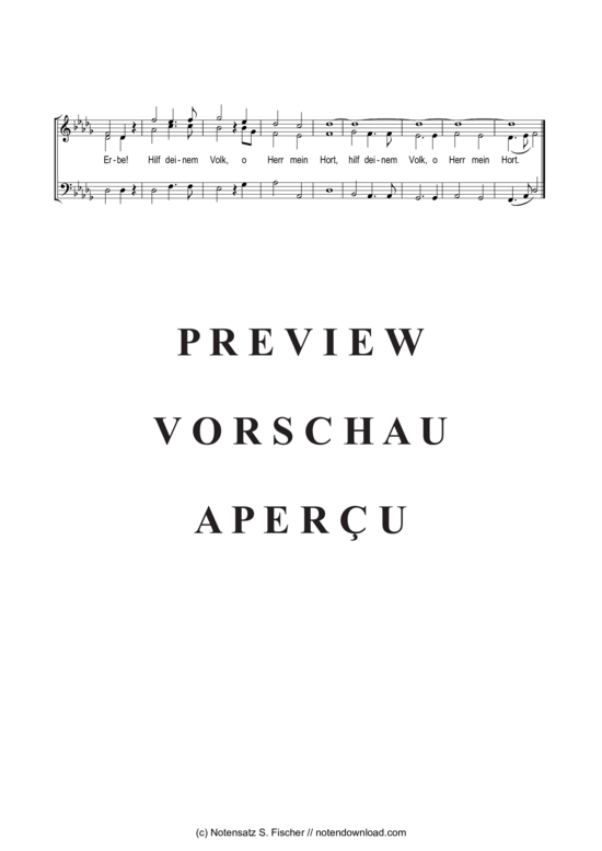 Product gallery: Page 3 of 3 Wenn ich rufe zu dir , , (Mixed choir SAB)