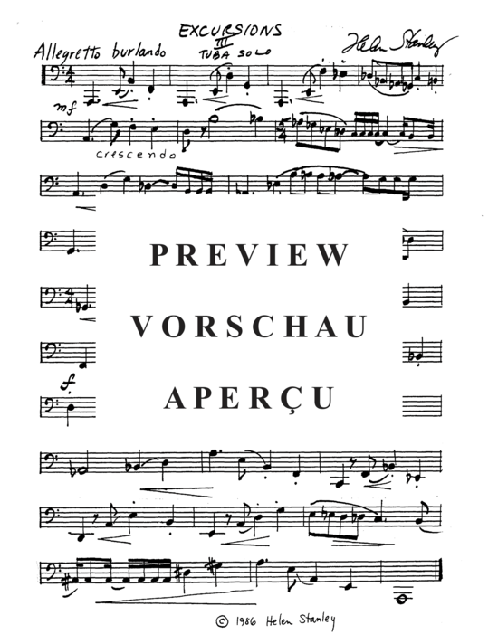 Product gallery: Page 5 of 5 Excursions , , (Tuba Solo)