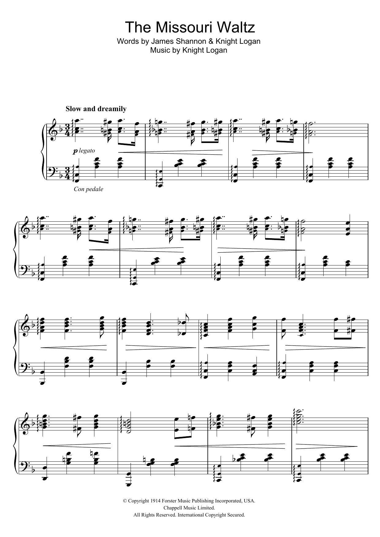 Product gallery: Page 1 of 1 The Missouri Waltz, Glenn Miller
