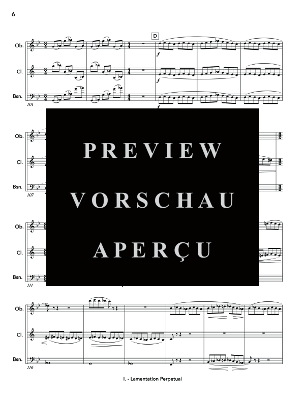 Product gallery: Page 10 of 11 Suite for Reeds, , (woodwind trio oboe, clarinet and bassoon)