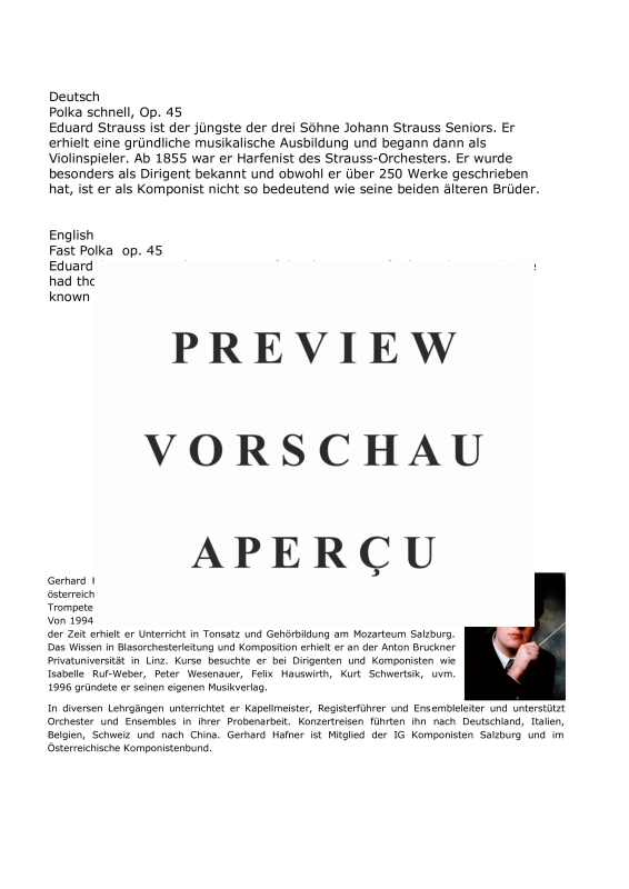 Product gallery: Page 3 of 11 Bahn frei, , (large wind orchestra)