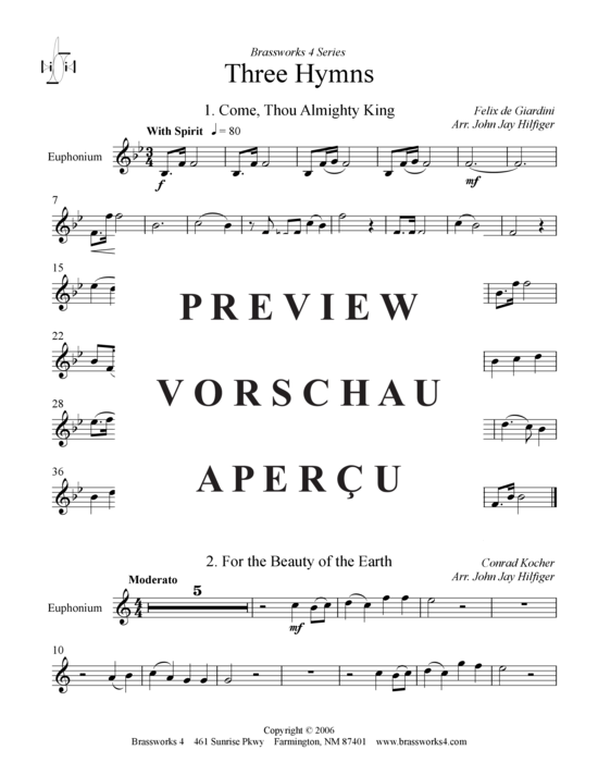 Produktgalerie: Seite 8 von 9 Drei Hymnen , , (Bariton/Posaune + Klavier)