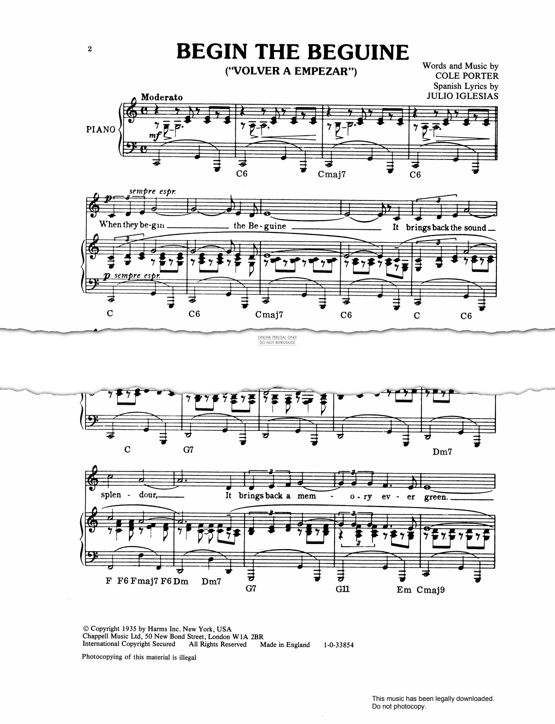 gallery: Begin The Beguine, Cole Porter