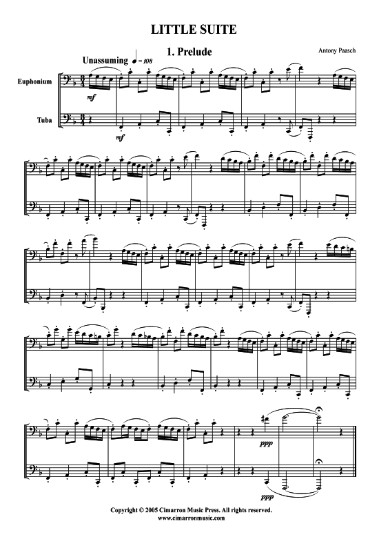 Product picture to: Little Suite Antony Paasch