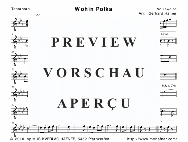 gallery: Wohin Polka, , (woodwind and brass)