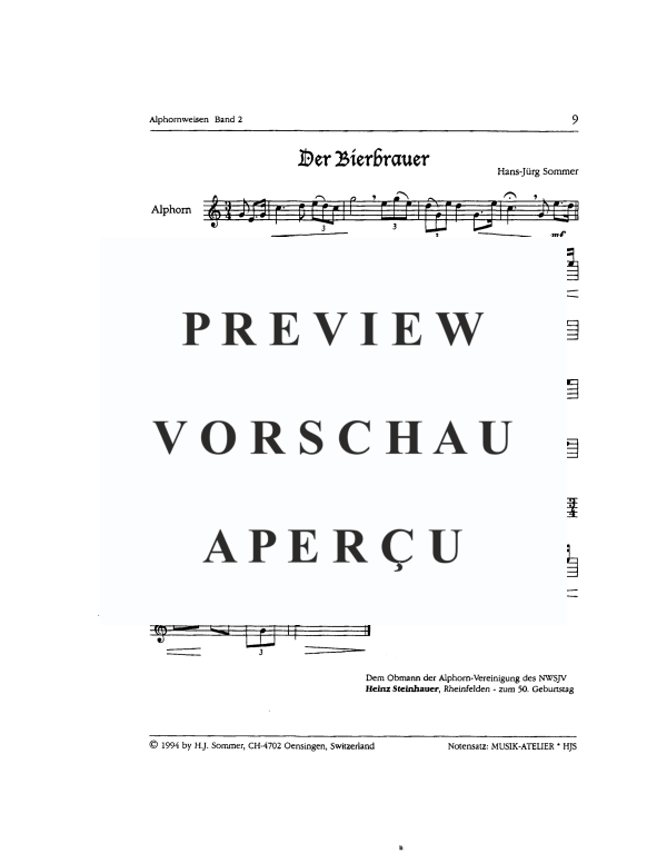 Produktgalerie: Seite 11 von 11 Alphornweisen, , Alphorn Solo, Duett, Trio oder Quartett
