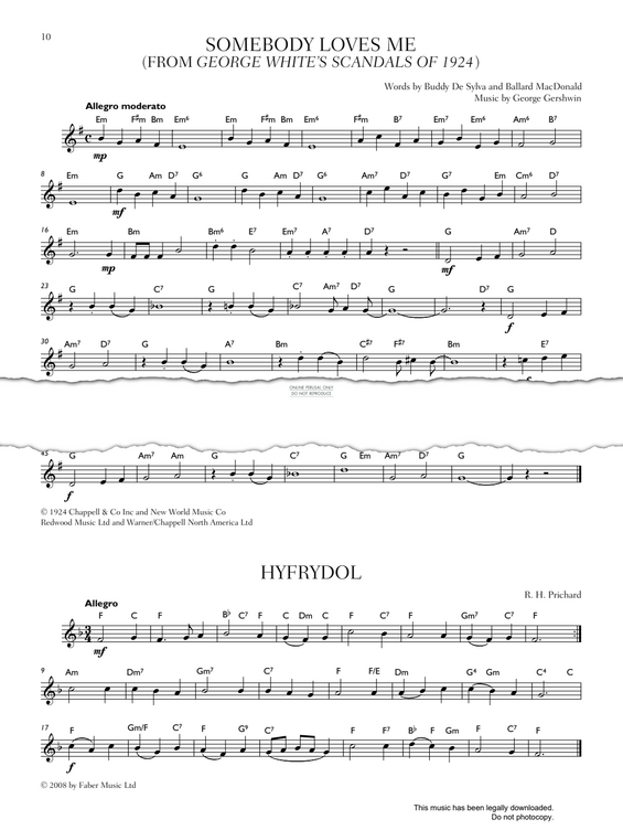 Produktgalerie: Seite 1 von 1 Somebody Loves Me, George Gershwin, Trompete