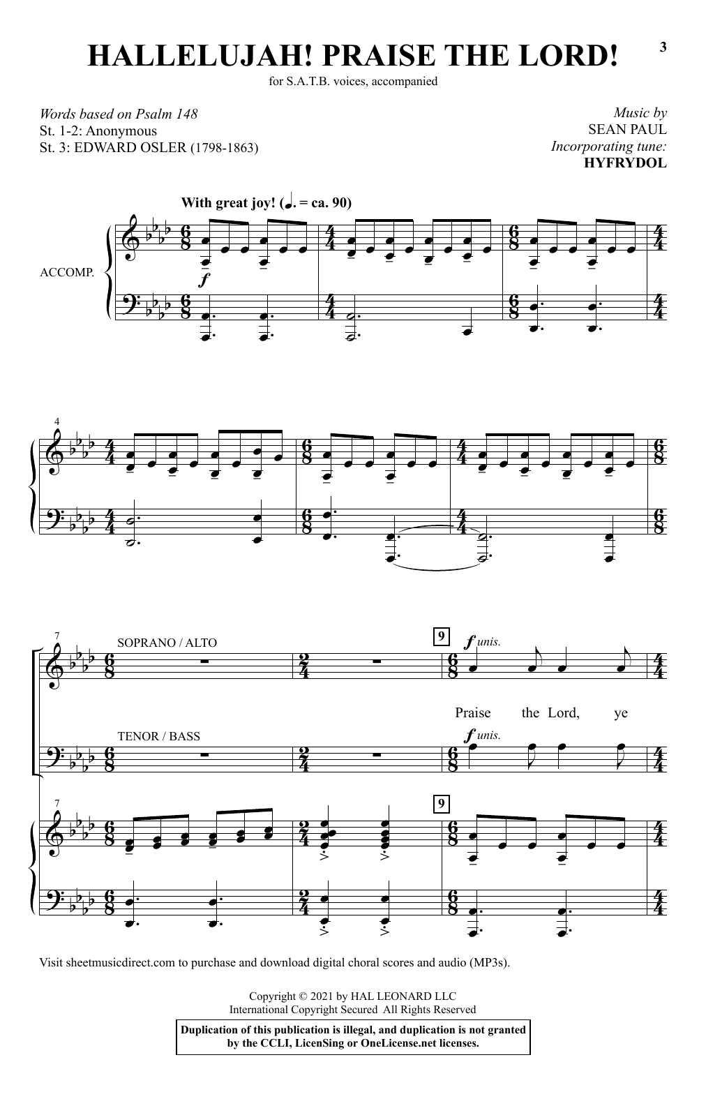 Produktbild zu: Hallelujah! Praise The Lord!