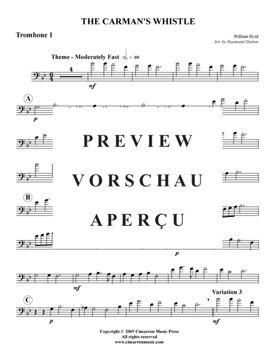 Product gallery: Page 5 of 10 Carman´s Whistle , , (3x trombone)