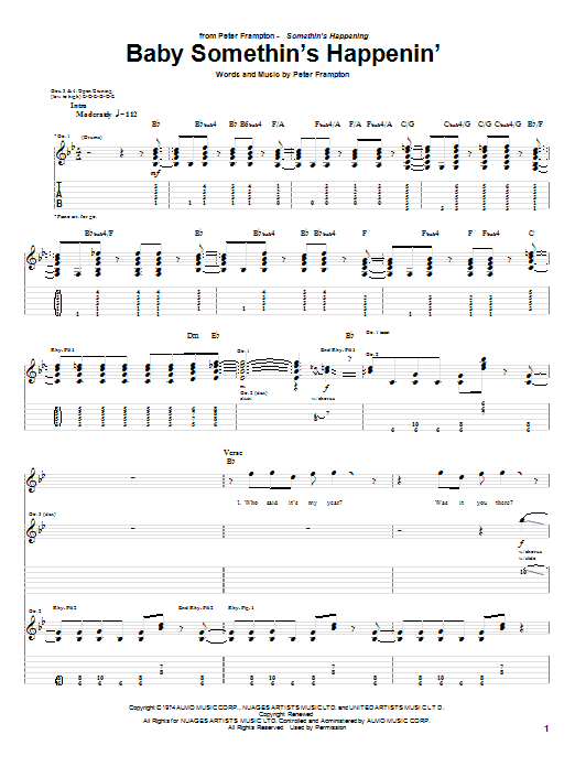 Product gallery: Page 1 of 1 Baby Somethin's Happenin', Peter Frampton
