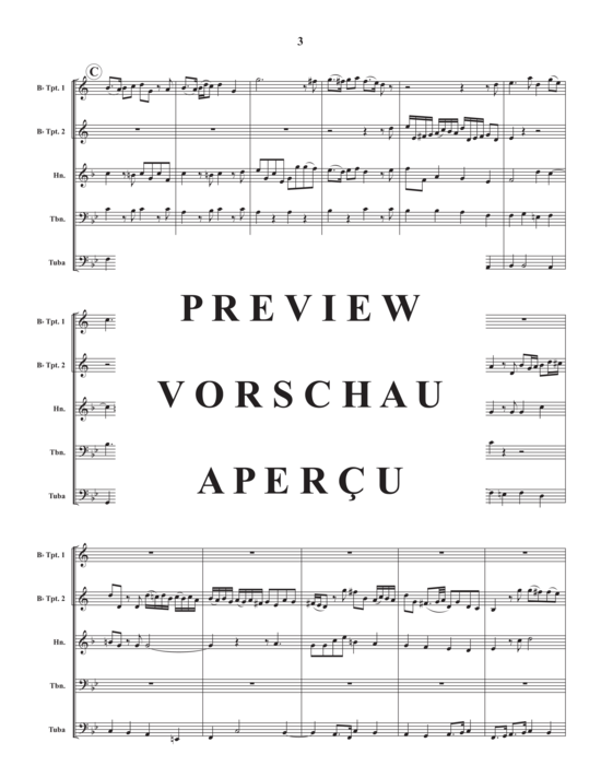 Produktgalerie: Seite 5 von 19 Rejoice Greatly, Daughter of Zion , , (Blechbläser Quintett)