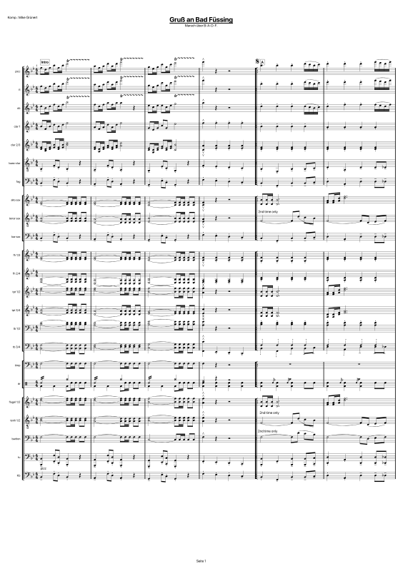 gallery: Gruß an Bad Füssing, , Großes Blasorchester