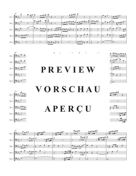 Produktgalerie: Seite 4 von 17 Canzon super Intradum Aechiopicam , , (5x Posaunen)