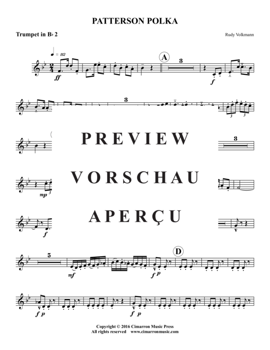 Produktgalerie: Seite 11 von 18 Patterson Polka , , (Blechbläserquintett)