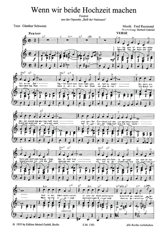 Produktbild zu: Wenn wir beide Hochzeit machenaus: Ball der Nationen (Operette)