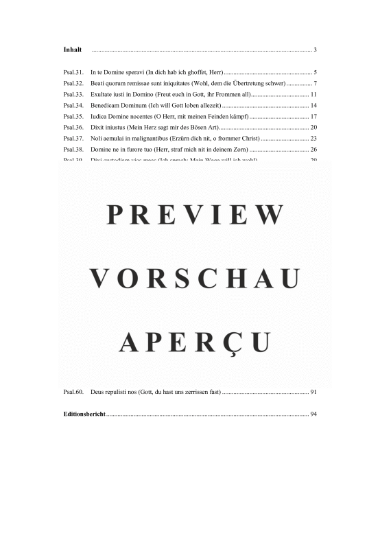Product gallery: Page 6 of 11 Der gantz Psalter Davids, Bd. 2, Psalm 31 - 60, , (mixed choir)