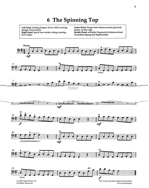 Produktgalerie: Seite 1 von 1 The Spinning Top, Pat Legg, Violoncello