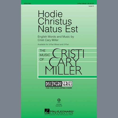cover: Hodie Christus Natus Est, Cristi Cary Miller