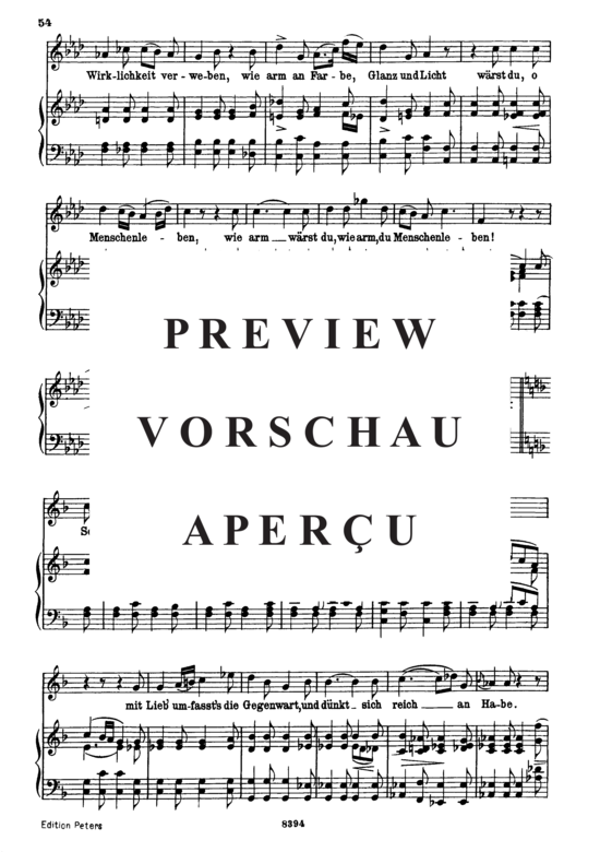 gallery: Abendlied für die Entfernte D.856 , , (Gesang hoch + Klavier)