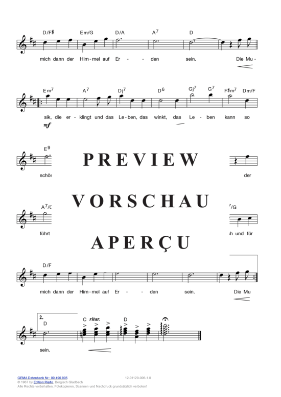 Produktgalerie: Seite 8 von 11 Der Tanz mit dir , Hagara, Willy, (Melodie-Stimmen in C/B/Es)