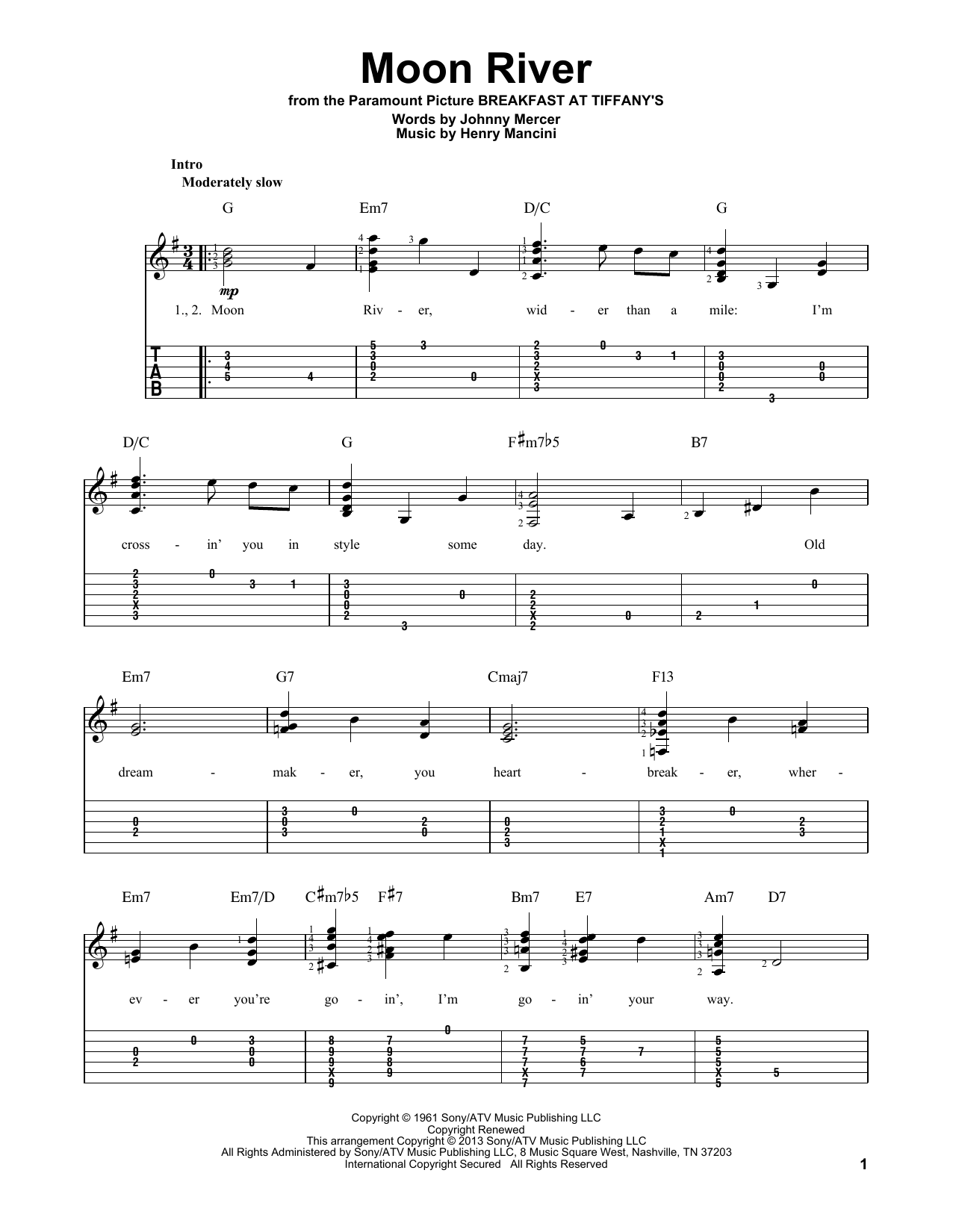 Produktbild zu: Moon River
