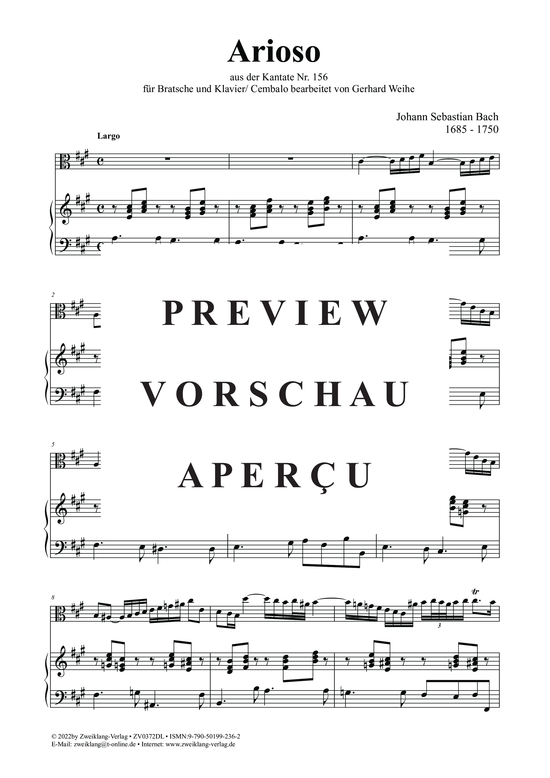 gallery: Arioso , , (Viola + Klavier)