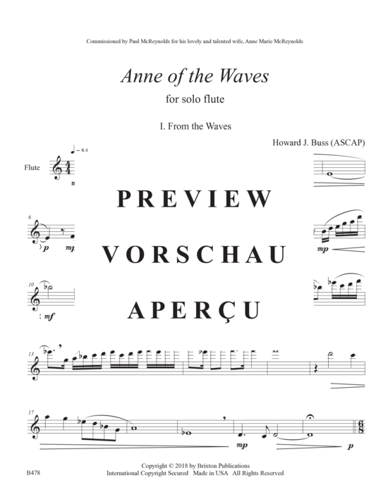 Product gallery: Page 4 of 10 Anne of the Waves , , (flute solo)