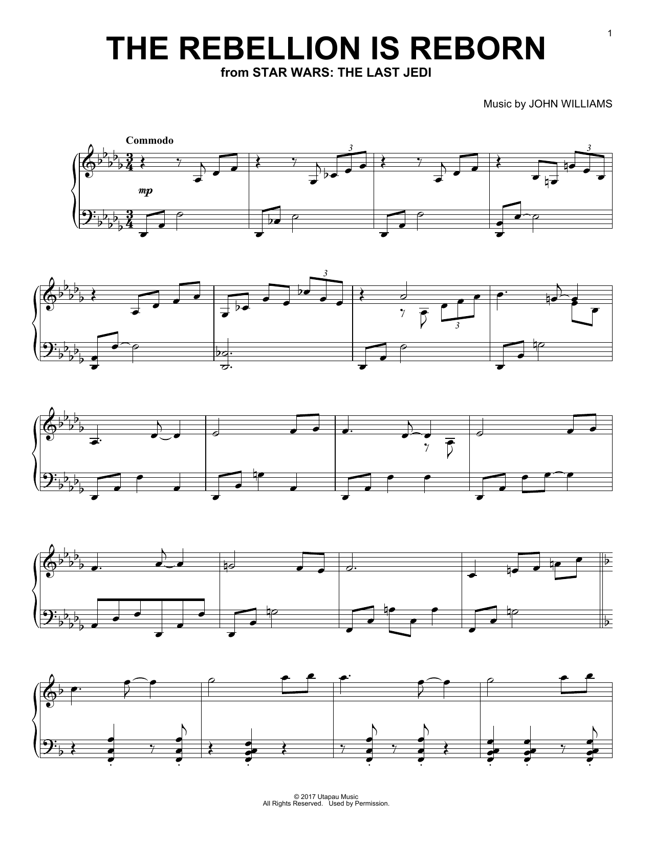 Product gallery: Page 1 of 1 The Rebellion Is Reborn, John Williams