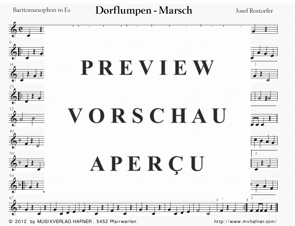Product gallery: Page 11 of 11 Dorflumpen - Marsch, , (large wind orchestra)