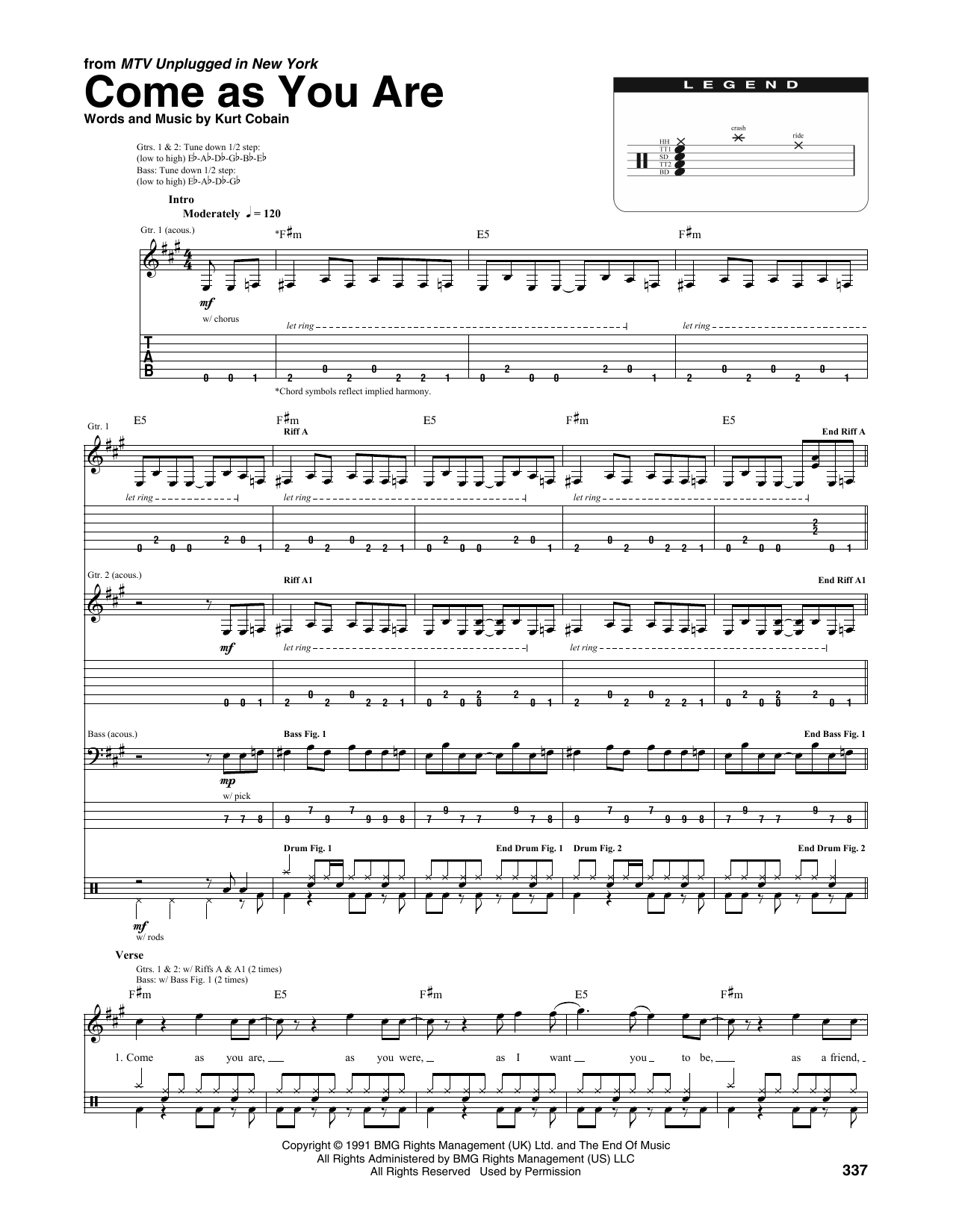 Produktgalerie: Seite 1 von 1 Come As You Are (from MTV Unplugged in New York), Nirvana