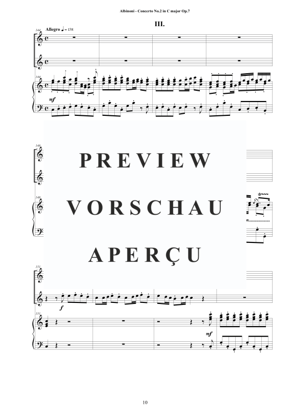 Product gallery: Page 11 of 11 Oboe Concerto No.2 in C-Dur Op.7, , 2 Oboes and Piano/Harpsichord