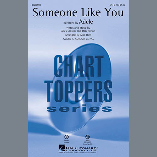 Produktbild zu: Someone Like You (arr. Mac Huff)