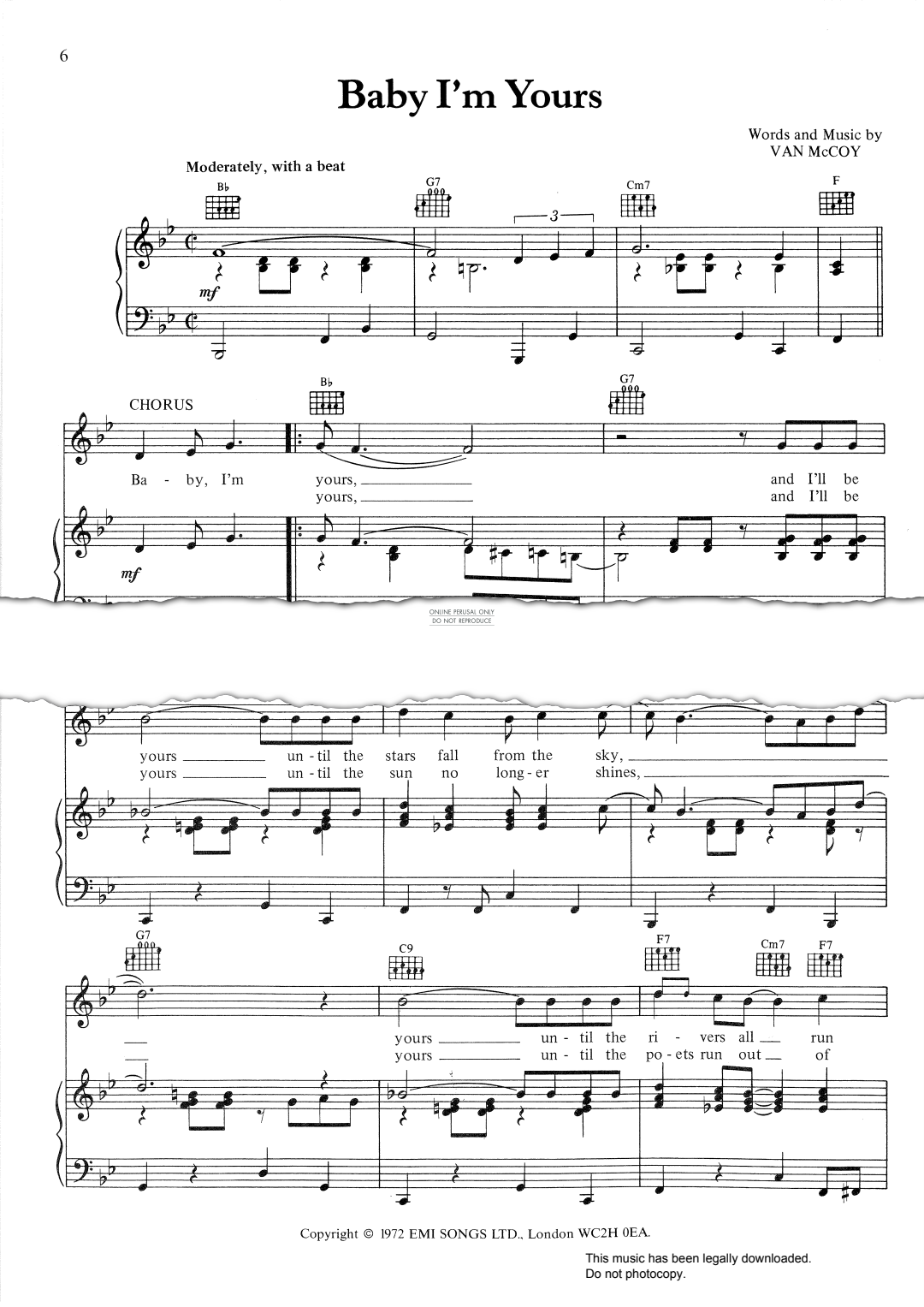 Produktgalerie: Seite 1 von 1 Baby I'm Yours, Barbara Lewis, Gesang, Gitarre, Klavier