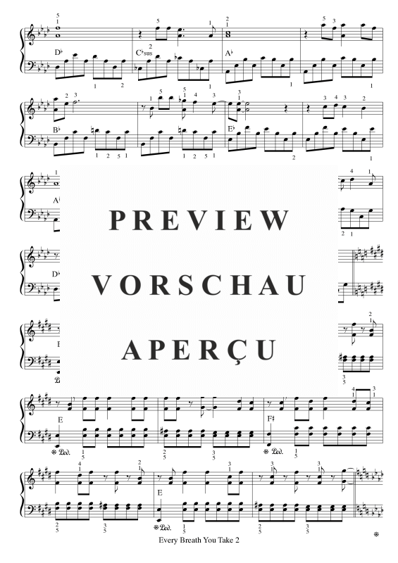 gallery: Every Breath You Take, maerchenkoenig, (Klavier Solo)