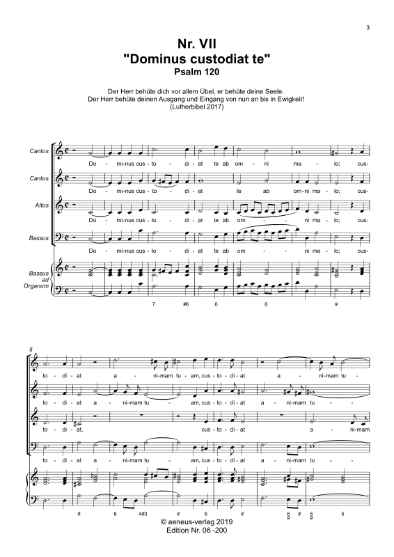 gallery: Harmoniae novae Heft 2, , Chor vierstimmig mit B.C.