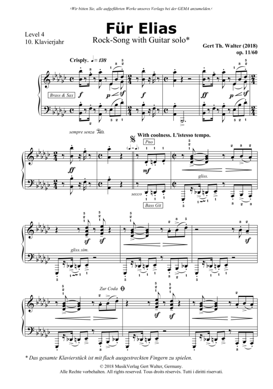 Produktbild zu: Für Elias Gert Walter