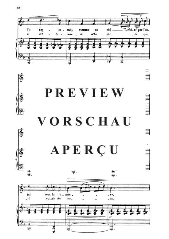 Product gallery: Page 3 of 5 Après un rêve Op.7 No.1, , High Voice and Piano